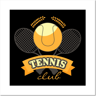 tennis club Posters and Art